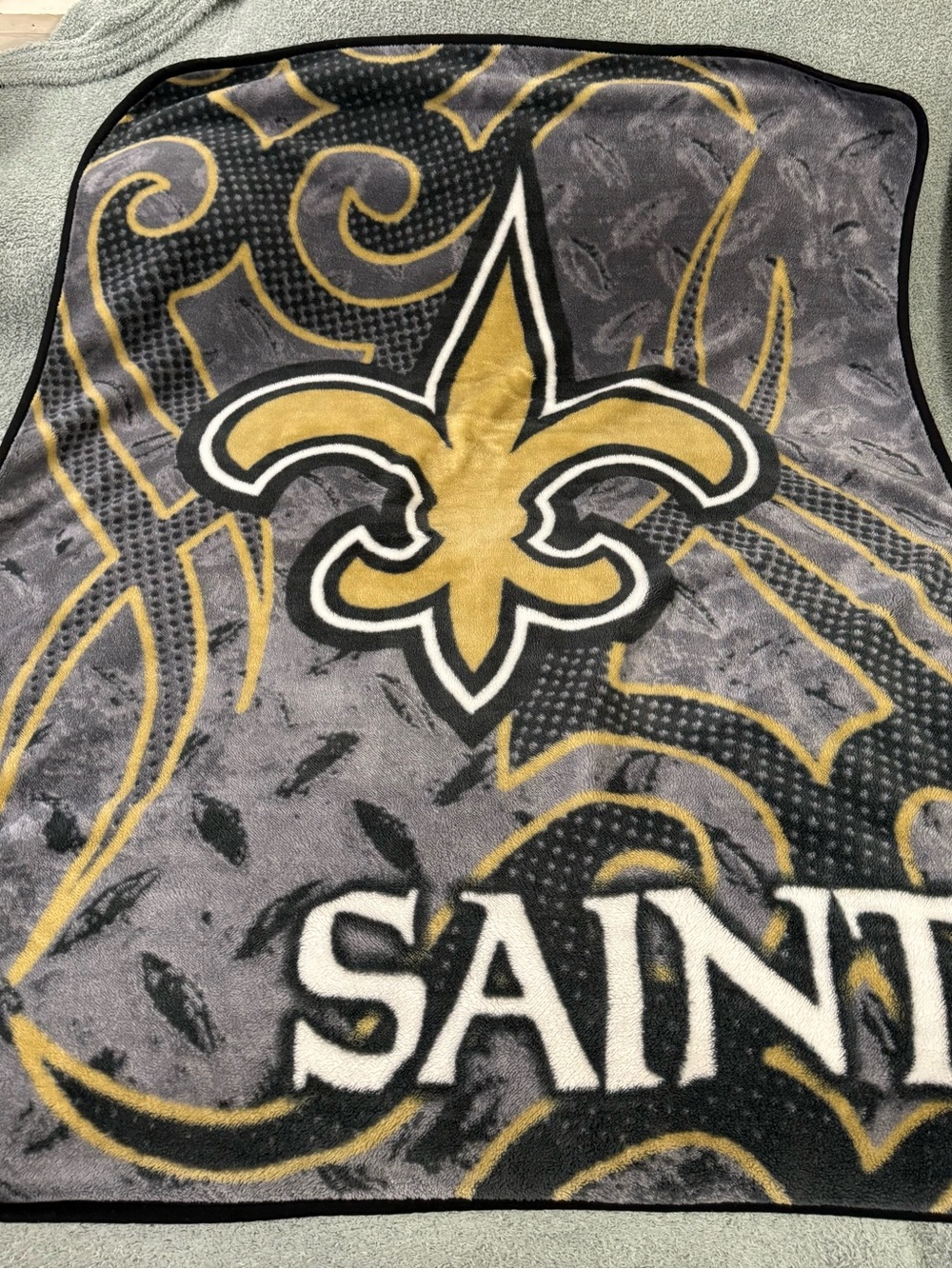 New Orleans Saints Super Soft Plush Throw Blanket 50"X 60”